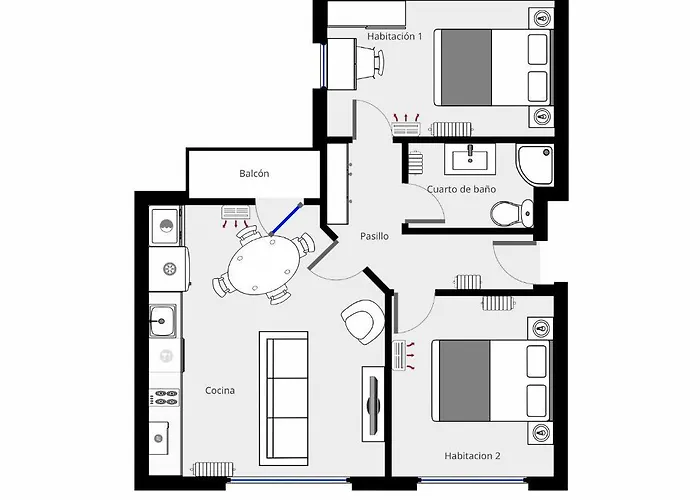 Homyat Prior Isidros, Plaza Mayor Apartmán